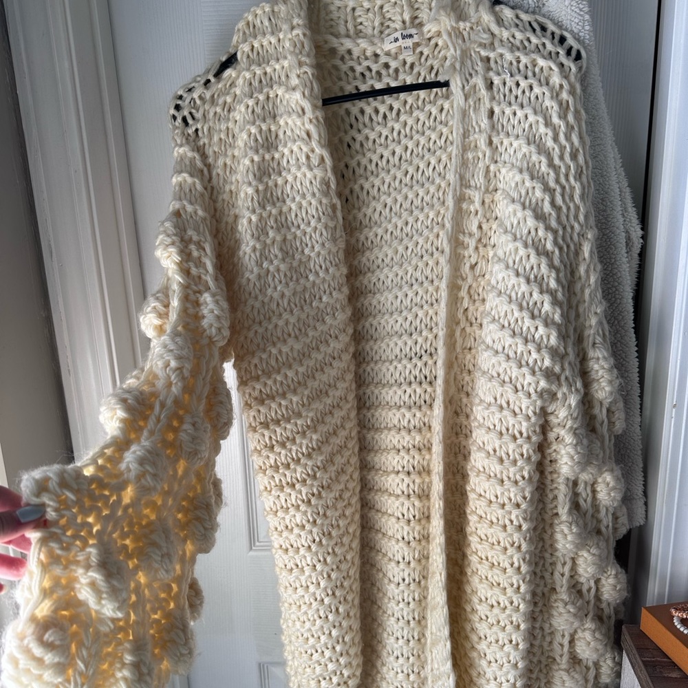 Chunky oversized cardi